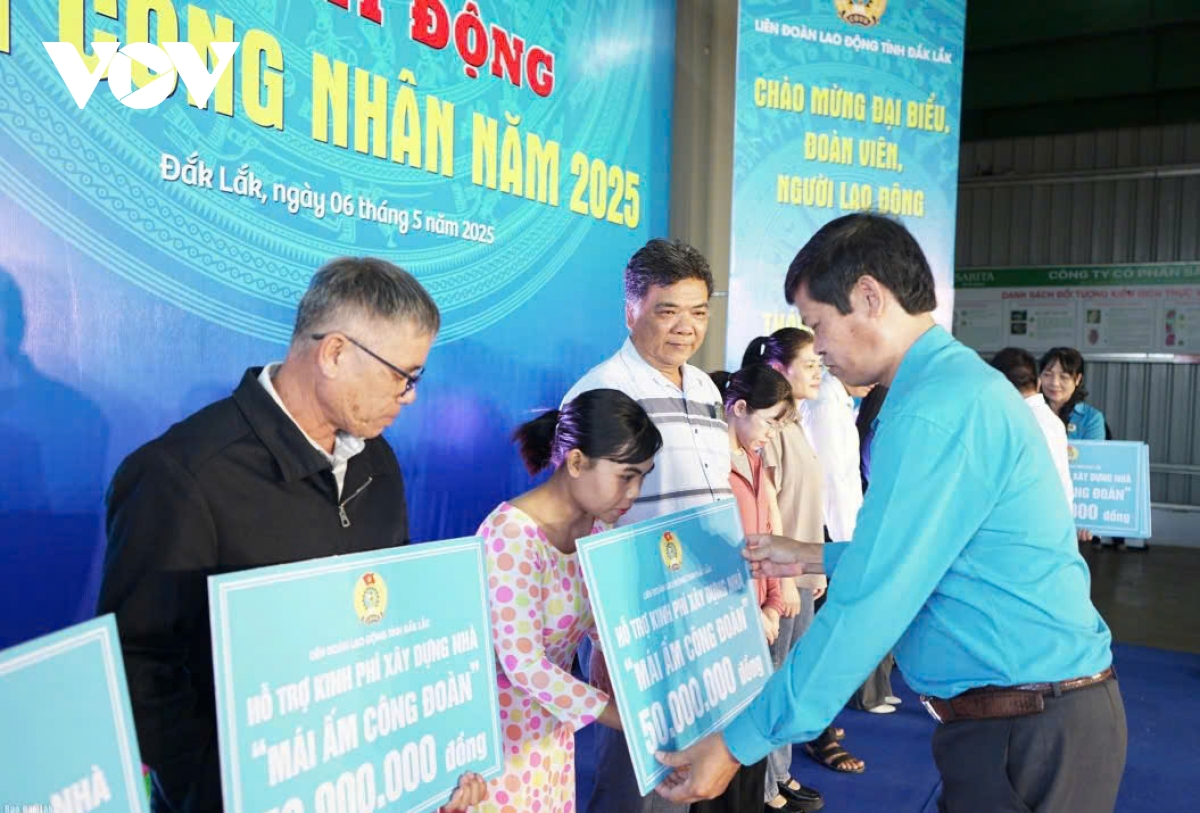 Nhiều hoạt động chăm lo người lao động tại Đắk Lắk trong Tháng công nhân